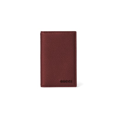 GUCCI IVORY INTERIOR CARD CASE 817038 (15*12cm)